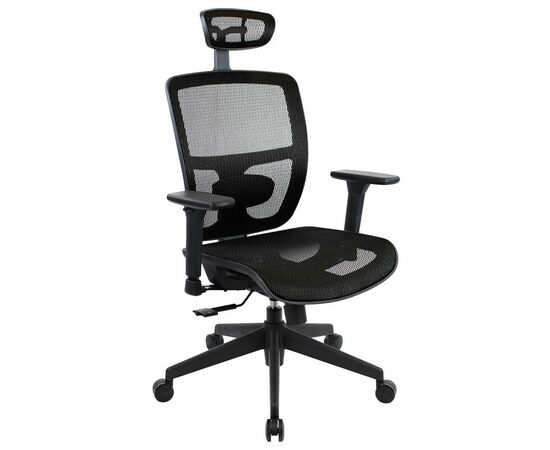 Эргономичное кресло Everprof Dublin Сетка Черный | Интернет магазин мебели и декора LifeDekor