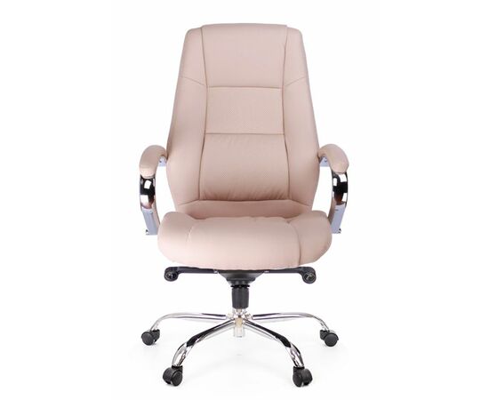 Кресло руководителя Everprof Kron M Кожаное Бежевый, изображение 3 | Интернет магазин мебели и декора LifeDekor