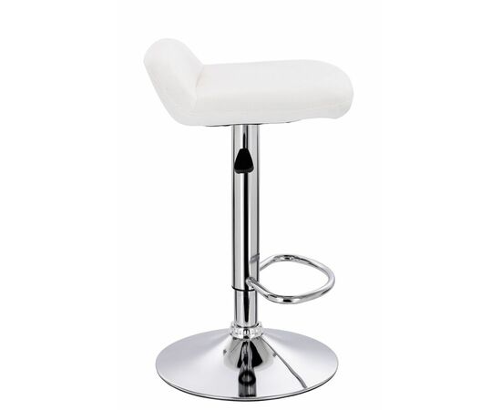 Барный стул Everprof Form Экокожа Белый, изображение 3 | Интернет магазин мебели и декора LifeDekor