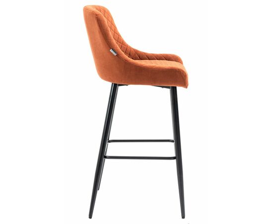 Барный стул Everprof Nico Ткань Терракотовый, изображение 3 | Интернет магазин мебели и декора LifeDekor