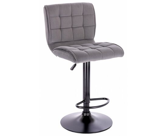 Барный стул Everprof Richy Ткань Серый | Интернет магазин мебели и декора LifeDekor