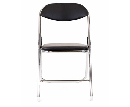 Кресло для посетителей Everprof Joker Chrome Экокожа Черный, изображение 3 | Интернет магазин мебели и декора LifeDekor