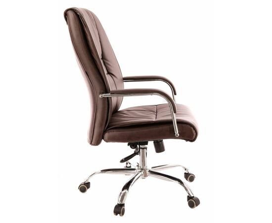 Кресло руководителя Everprof Kent TM Экокожа Коричневый, изображение 2 | Интернет магазин мебели и декора LifeDekor