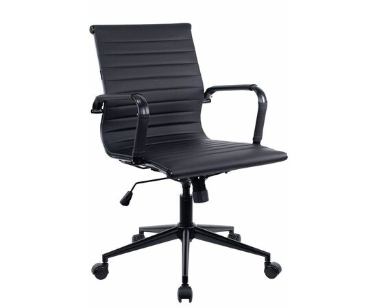 Операторское кресло Everprof Leo Black T Экокожа Черный | Интернет магазин мебели и декора LifeDekor