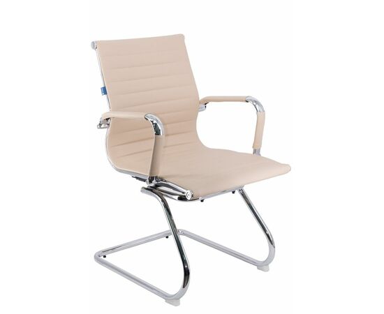 Кресло для посетителей Everprof Leo CF Экокожа Бежевый | Интернет магазин мебели и декора LifeDekor