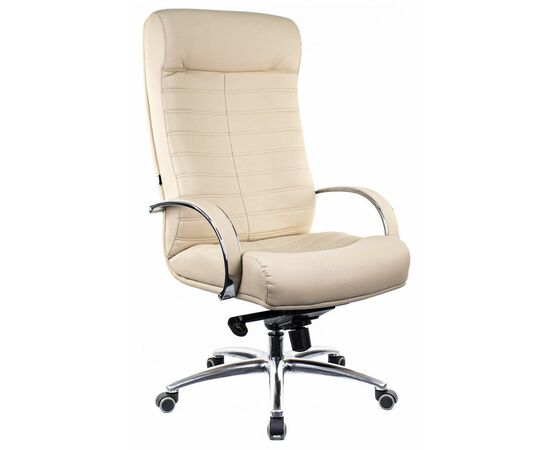 Кресло руководителя Everprof Orion AL M Кожаное Бежевый | Интернет магазин мебели и декора LifeDekor