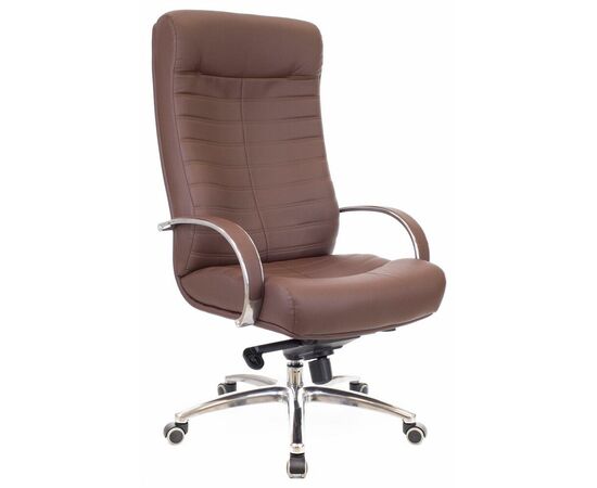 Кресло руководителя Everprof Orion AL M Экокожа Коричневый | Интернет магазин мебели и декора LifeDekor