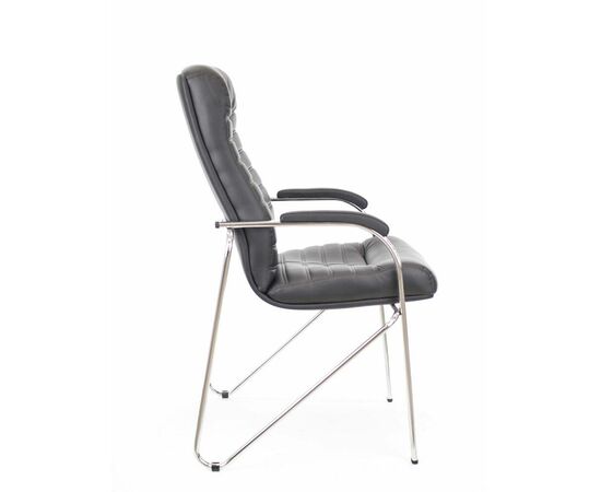 Кресло для посетителей Everprof Orion Mini ST Экокожа Черный, изображение 2 | Интернет магазин мебели и декора LifeDekor