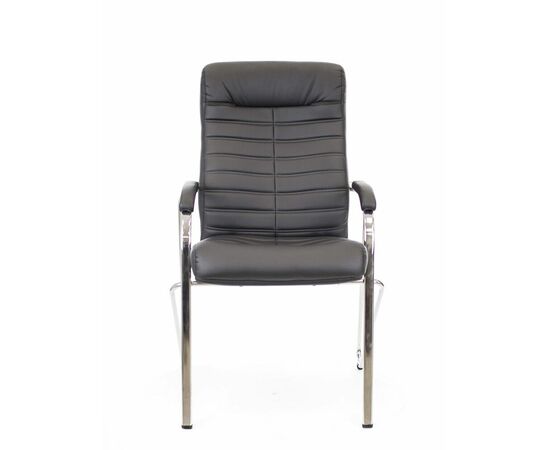 Кресло для посетителей Everprof Orion Mini ST Экокожа Черный, изображение 3 | Интернет магазин мебели и декора LifeDekor