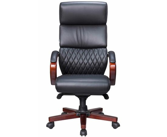 Стул руководителя Everprof President Wood Экокожа Черный, изображение 3 | Интернет магазин мебели и декора LifeDekor