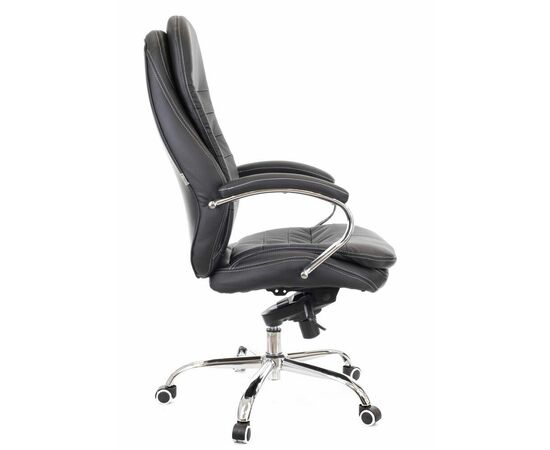 Кресло руководителя Everprof Valencia M Экокожа Черный, изображение 2 | Интернет магазин мебели и декора LifeDekor