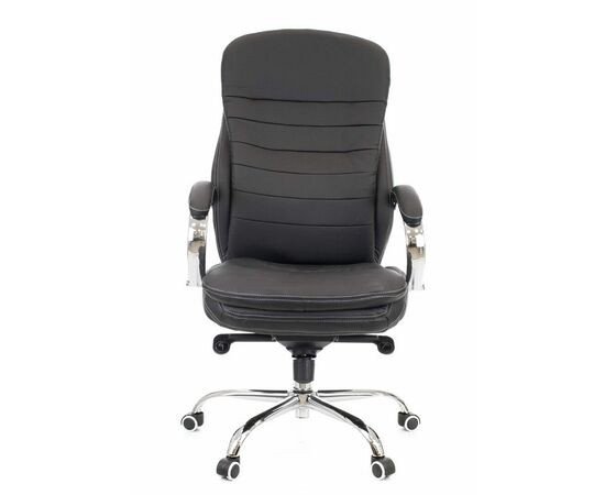 Кресло руководителя Everprof Valencia M Экокожа Черный, изображение 3 | Интернет магазин мебели и декора LifeDekor