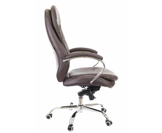 Кресло руководителя Everprof Valencia M Экокожа Коричневый, изображение 2 | Интернет магазин мебели и декора LifeDekor