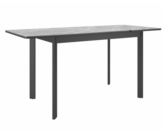 Стол DikLine LK110 Керамика Серый мрамор/подстолье черное/опоры черные, изображение 5 | Интернет магазин мебели и декора LifeDekor