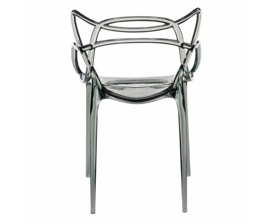 Стул Masters прозрачный серый, изображение 4 | Интернет магазин мебели и декора LifeDekor
