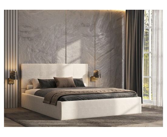 Кровать Манака 160х200 бежевая, изображение 2 | Интернет магазин мебели и декора LifeDekor