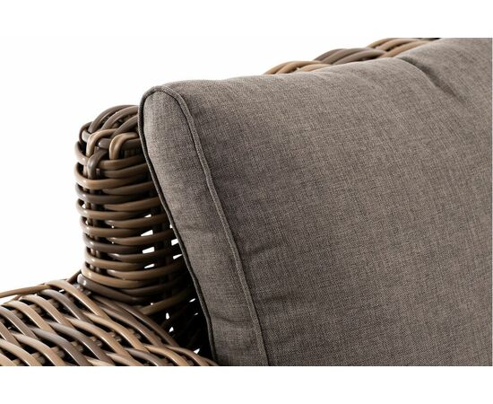 "Палермо" диван из искусственного ротанга трехместный, цвет соломенный, изображение 10 | Интернет магазин мебели и декора LifeDekor
