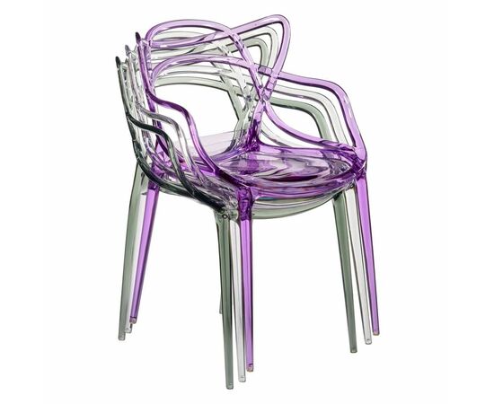 Стул Masters прозрачный серый, изображение 10 | Интернет магазин мебели и декора LifeDekor