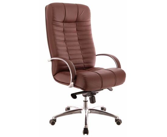 Кресло руководителя Everprof Atlant AL M Экокожа Коричневый | Интернет магазин мебели и декора LifeDekor