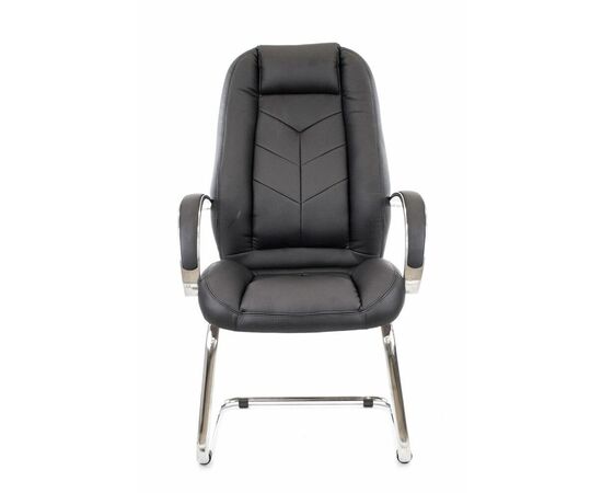 Кресло для посетителей Everprof Drift Lux CF Экокожа Черный, изображение 3 | Интернет магазин мебели и декора LifeDekor