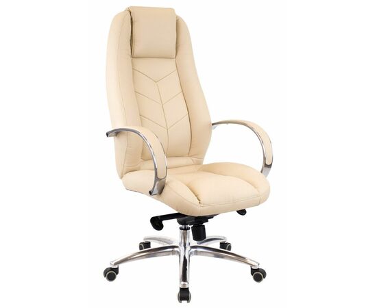 Кресло руководителя Everprof Drift Lux M Кожаное Бежевый | Интернет магазин мебели и декора LifeDekor