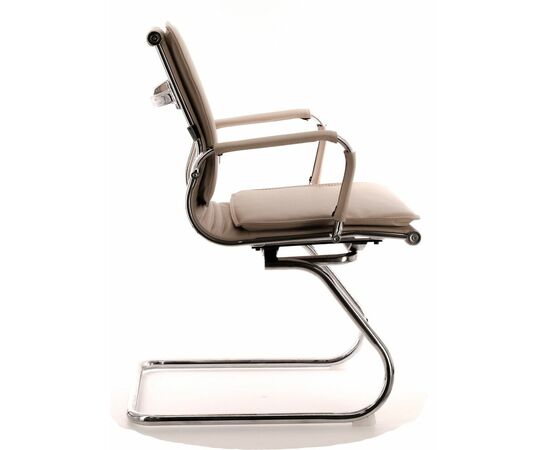 Кресло для посетителей Everprof Nerey CF Экокожа Бежевый, изображение 2 | Интернет магазин мебели и декора LifeDekor