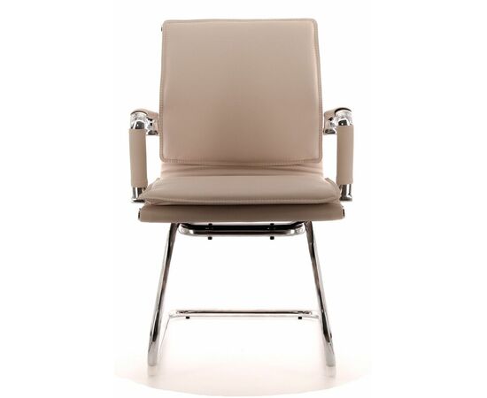 Кресло для посетителей Everprof Nerey CF Экокожа Бежевый, изображение 3 | Интернет магазин мебели и декора LifeDekor