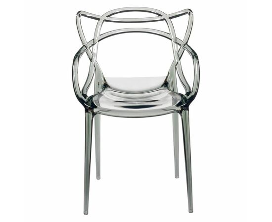 Стул Masters прозрачный серый, изображение 2 | Интернет магазин мебели и декора LifeDekor