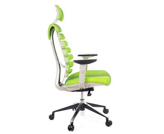 Эргономичное кресло Everprof Ergo Grey Ткань Салатовый, изображение 2 | Интернет магазин мебели и декора LifeDekor