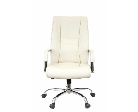 Кресло руководителя Everprof Kent TM Экокожа Кремовый, изображение 3 | Интернет магазин мебели и декора LifeDekor