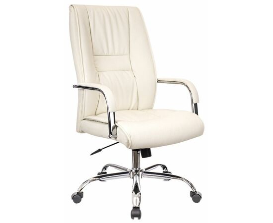 Кресло руководителя Everprof Kent TM Экокожа Кремовый | Интернет магазин мебели и декора LifeDekor