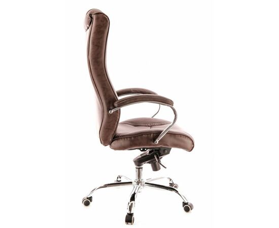 Кресло руководителя Everprof King M Экокожа Коричневый, изображение 2 | Интернет магазин мебели и декора LifeDekor