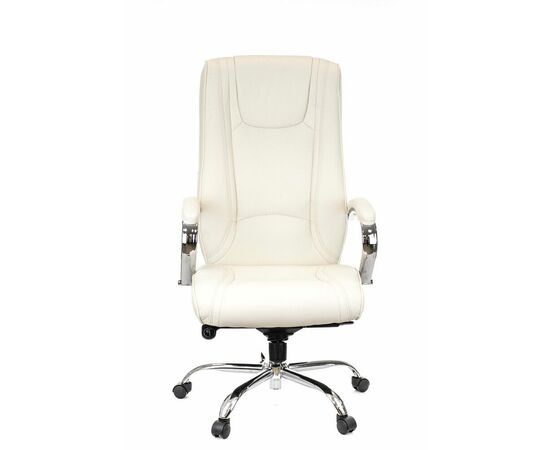 Кресло руководителя Everprof King M Экокожа Кремовый, изображение 3 | Интернет магазин мебели и декора LifeDekor