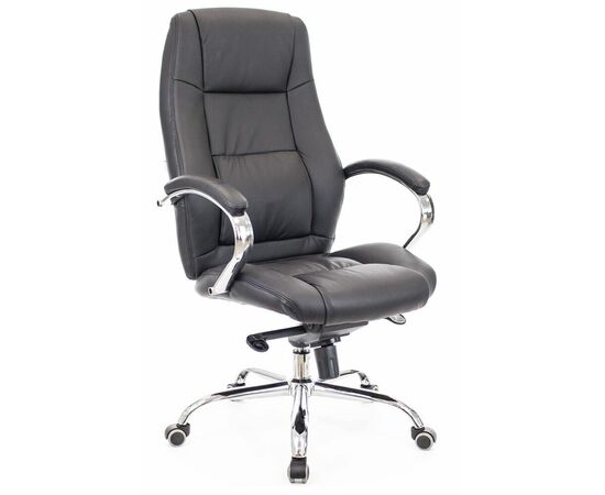 Кресло руководителя Everprof Kron M Кожаное Черный | Интернет магазин мебели и декора LifeDekor