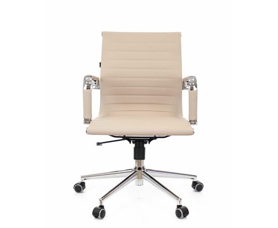 Операторское кресло Everprof Leo T Экокожа Бежевый, изображение 3 | Интернет магазин мебели и декора LifeDekor
