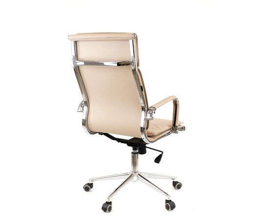 Кресло руководителя Everprof Nerey T Экокожа Бежевый, изображение 3 | Интернет магазин мебели и декора LifeDekor