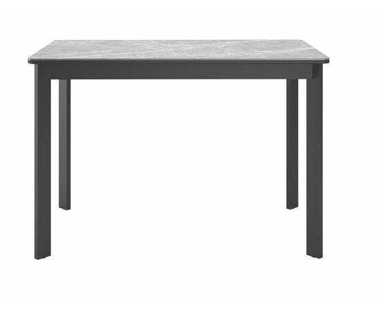 Стол DikLine LK110 Керамика Серый мрамор/подстолье черное/опоры черные, изображение 2 | Интернет магазин мебели и декора LifeDekor