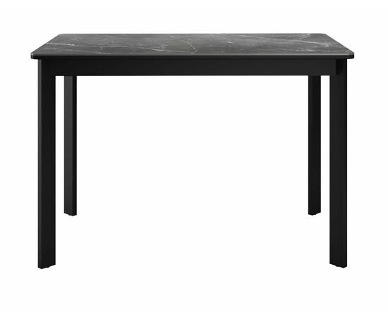 Стол DikLine LK110 Керамика Черный мрамор/подстолье черное/опоры черные, изображение 2 | Интернет магазин мебели и декора LifeDekor
