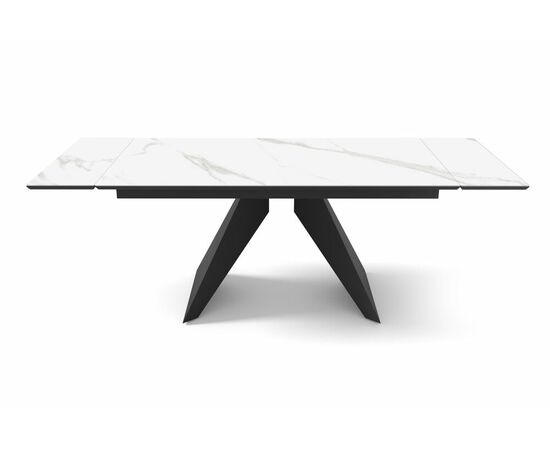 Стол DikLine SKB160 Керамика FNZ 9206037 (белая)/подстолье черное/опоры черные (2 уп.), изображение 2 | Интернет магазин мебели и декора LifeDekor