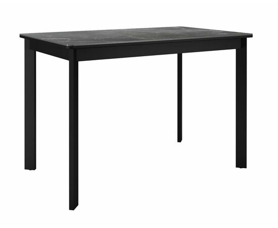 Стол DikLine LK110 Керамика Черный мрамор/подстолье черное/опоры черные | Интернет магазин мебели и декора LifeDekor