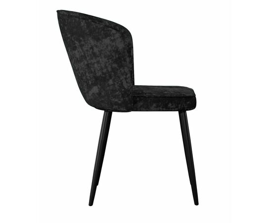 Стул DikLine 348 поворотный M18 черный, ножки черные, изображение 3 | Интернет магазин мебели и декора LifeDekor