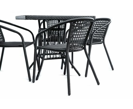 Комплект мебели из ротанга SHADO Виктория графит серый, изображение 4 | Интернет магазин мебели и декора LifeDekor