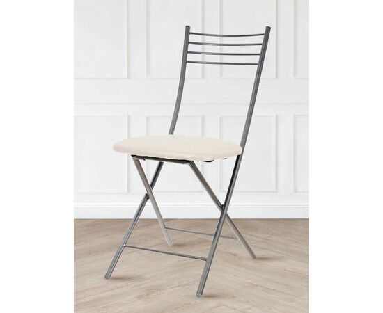 Стул для кухни SHADO Хлоя складной №5 Хром 3028, изображение 4 | Интернет магазин мебели и декора LifeDekor