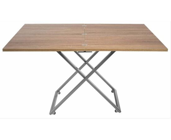 Стол-трансформер Compact (D89/S59 сонома/опоры серебро), изображение 3 | Интернет магазин мебели и декора LifeDekor