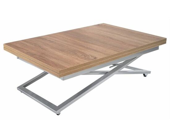 Стол-трансформер Compact (D89/S59 сонома/опоры серебро), изображение 2 | Интернет магазин мебели и декора LifeDekor