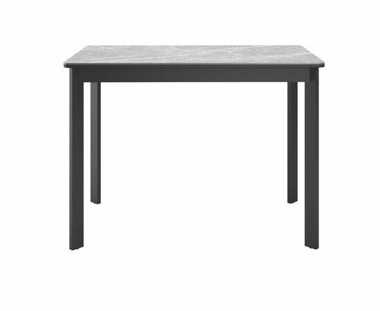 Стол DikLine LK90 Керамика Серый мрамор/подстолье черное/опоры черные, изображение 2 | Интернет магазин мебели и декора LifeDekor