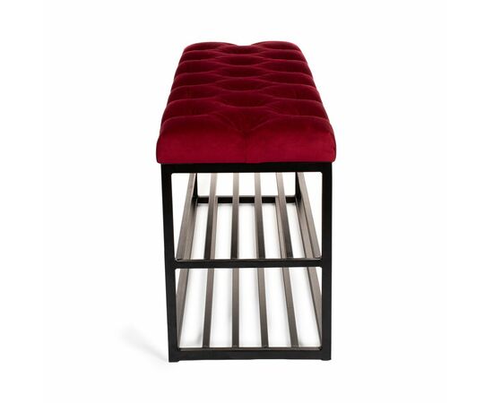 Обувница SHADO ТК36 черная с красной обивкой, изображение 5 | Интернет магазин мебели и декора LifeDekor