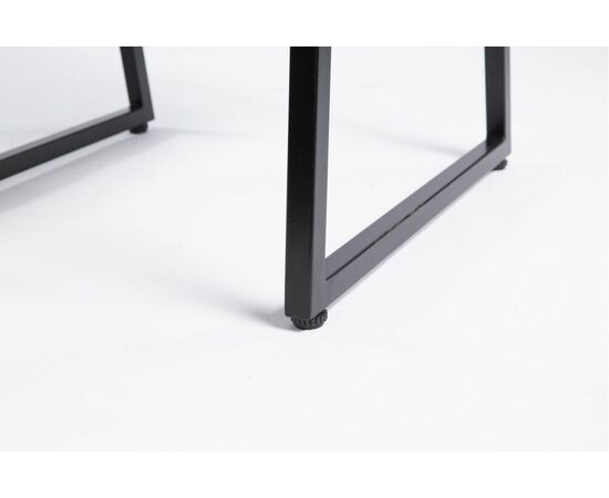 Стул в стиле лофт SHADO Бенедикт коричневая обивка, черный каркас, изображение 8 | Интернет магазин мебели и декора LifeDekor