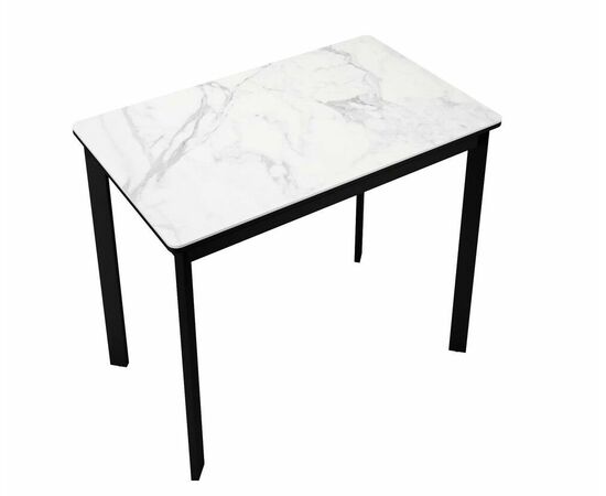 Стол DikLine LK90 Керамика Черный мрамор/подстолье черное/опоры черные, изображение 10 | Интернет магазин мебели и декора LifeDekor