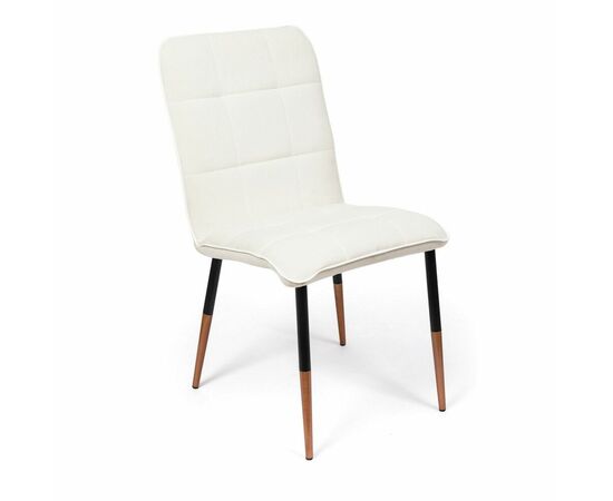 Стул для кухни SHADO София PREMIUM белый/черные ножки | Интернет магазин мебели и декора LifeDekor